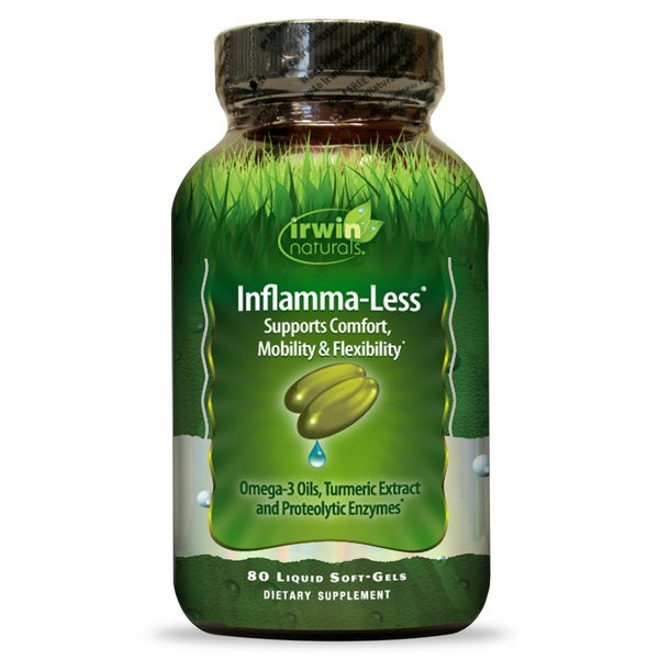 Irwin Naturals Inflamma-Less Dietary Supplement Liquid Soft-Gels - 80ct