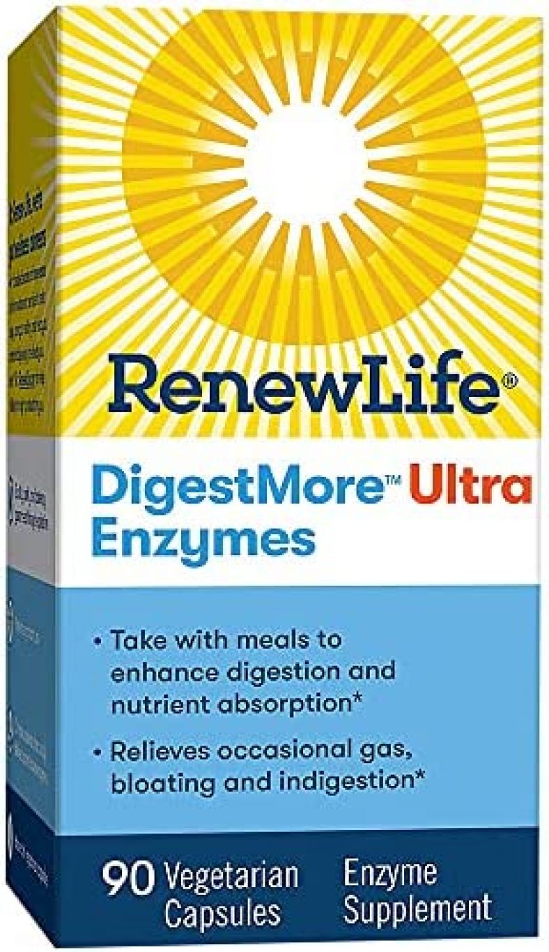 Renew Life Re DigestMore Ultra Enzymes, 90 Vegetarian Capsules