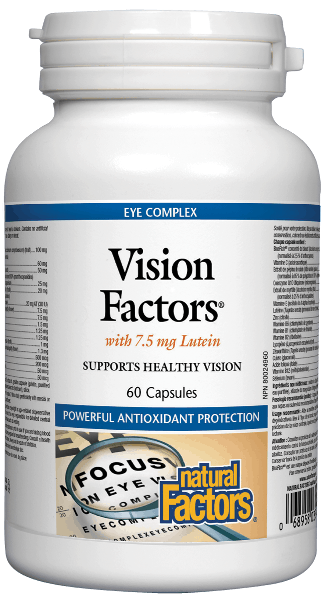 Natural Factors Advanced Eye W/ 7.5 Mg Lutein