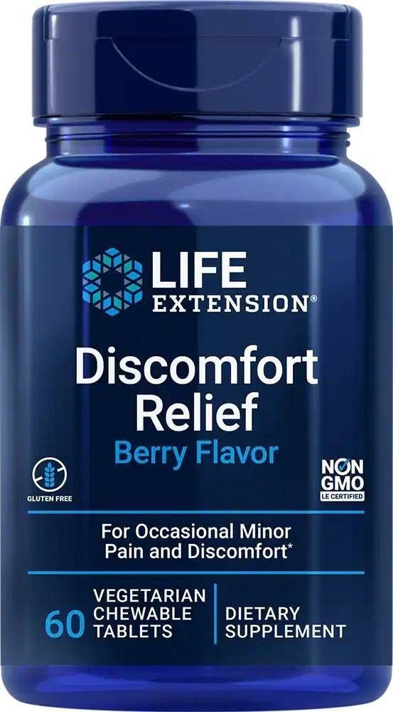 Life Extension PEA Discomfort Relief, 60 Chewable Tablets