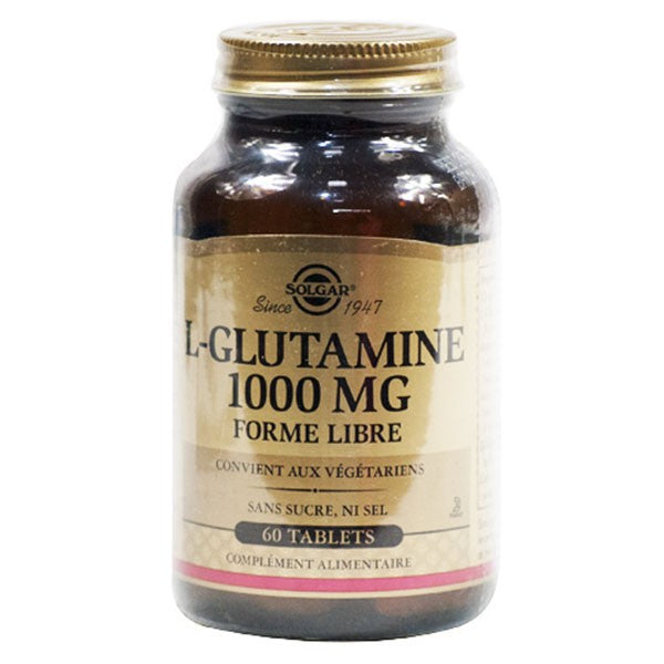 Solgar L-Glutamine 1000 Mg, 60 Tablets