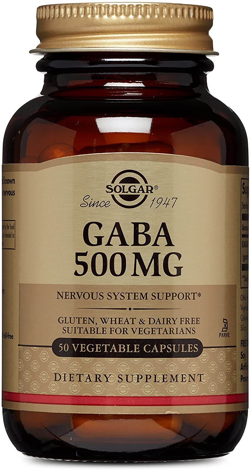 Solgar GABA 500 Mg, 50 Vegetable Capsules
