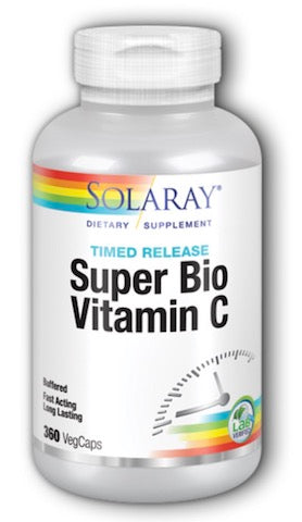 Solaray Super Bio Vitamin C Buffered 500 Mg Timed Release