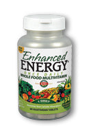 Kal Enhanced Energy Once Daily Whole Food Multivitamin Iron Free