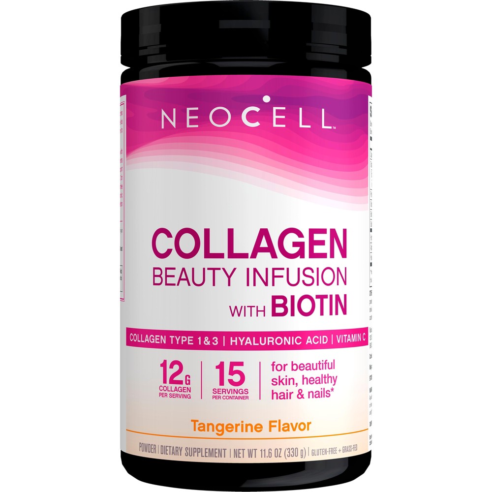 NeoCell Beauty Infusion Refreshing Collagen Drink Mix Tangerine Twist, 11.64 Oz
