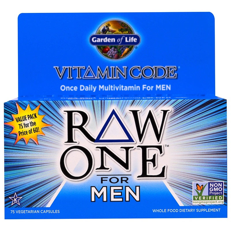Garden of Life Multivitamins Vitamin Code Raw One For Men Capsule 75ct