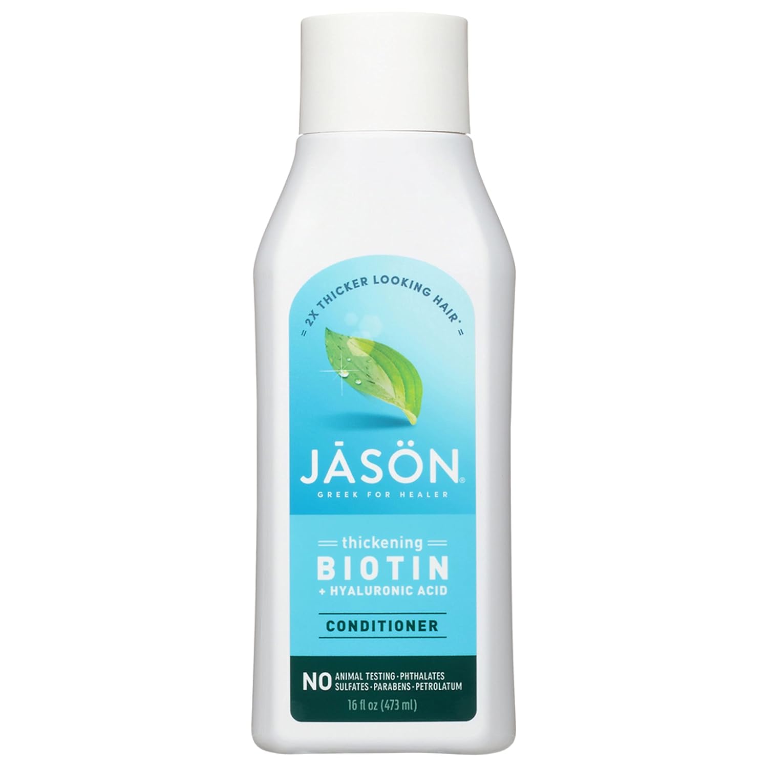Jason Conditioner, Thicken & Restore Biotin and Hyaluronic Acid, 16 Oz ...