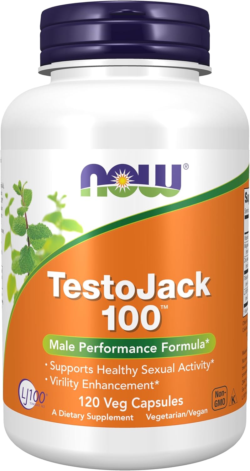 NOW, TestoJack™ 100 with LJ100®, 120 Veg Capsules – Highland Health Foods