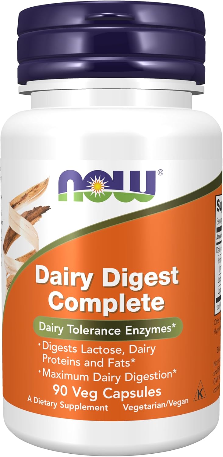 NOW, DAIRY DIGEST COMPLETE 90 VCAPS – Highland Health Foods