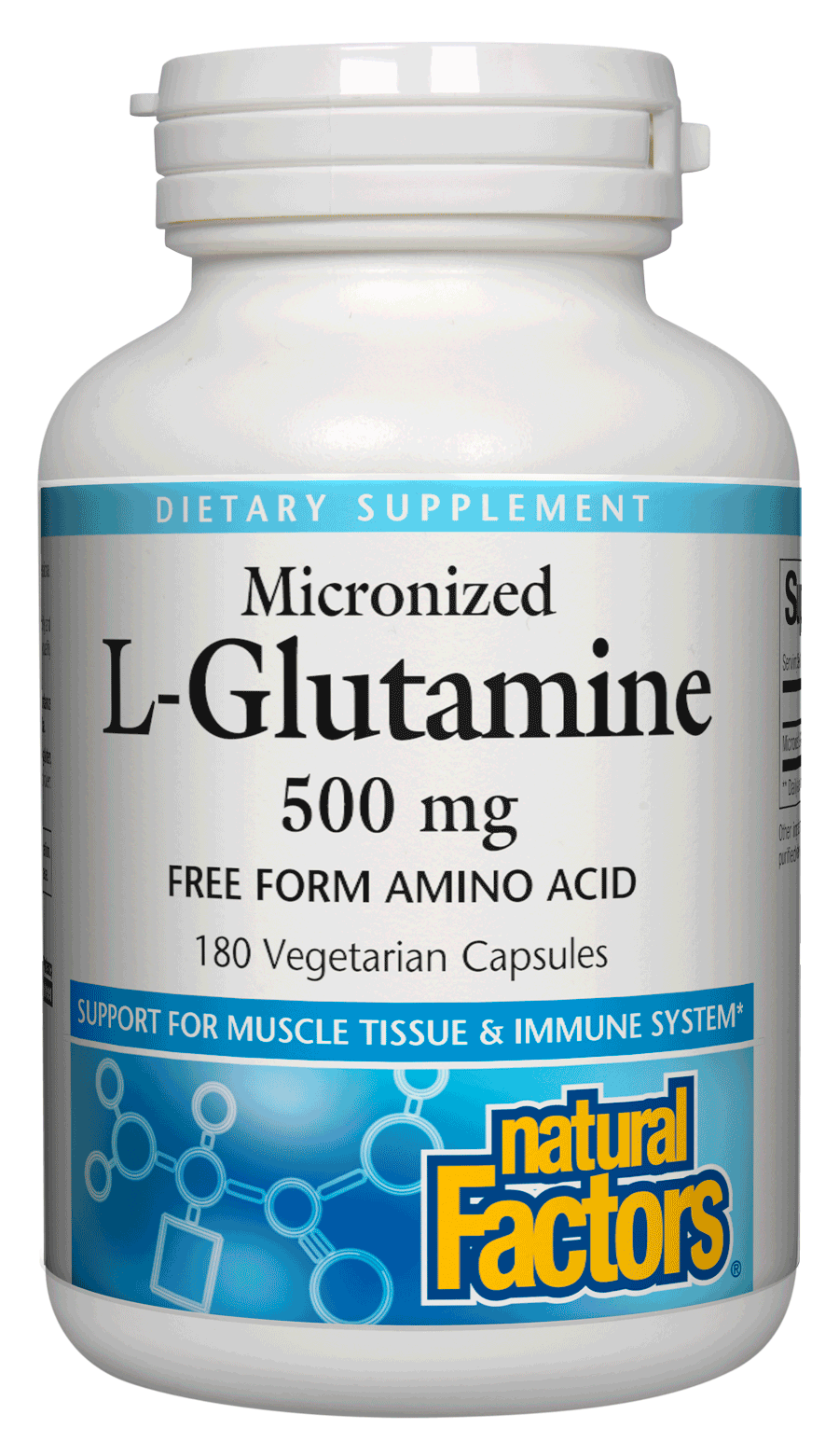 Natural Factors L-Glutamine 500mg 180 caps