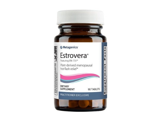 Metagenics Estrovera Tablets Menopausal Hot Flash Relief Supplement 90 Tablets