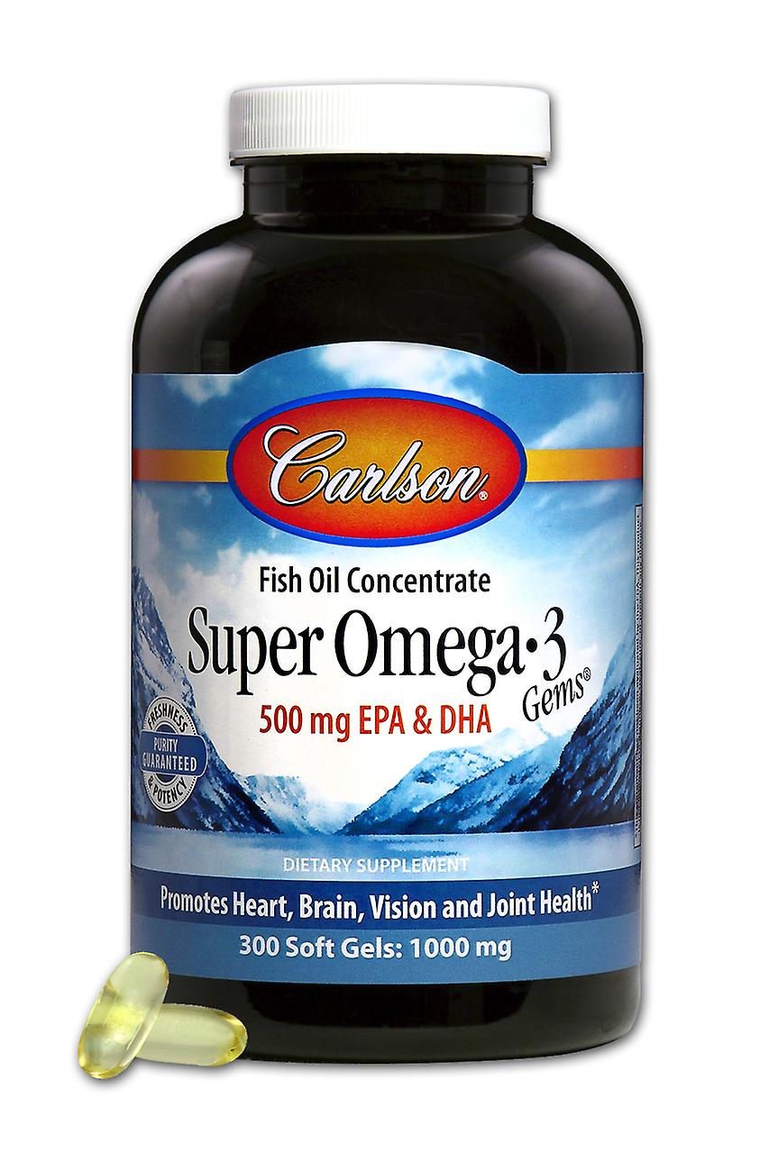 Carlson Labs Super Omega-3 Gems 300 Soft Gels