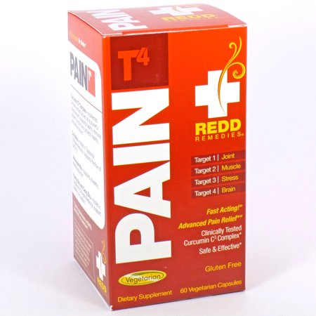 Redd Remedies Pain T4 -- 60 Vegetarian Capsules