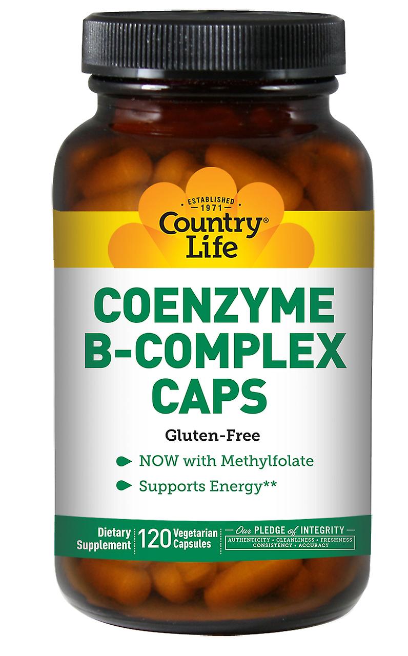 Country Life Coenzyme B-Complex Caps, 120 Vegan Capsules