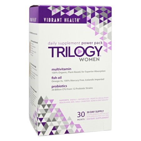 Vibrant Health Trilogy Women, 30 Day Supply, Multivitamin, Fish Oil, Probiotic