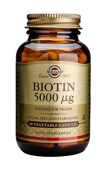 Solgar Biotin 5000Âµg - 50 Veg Capsules