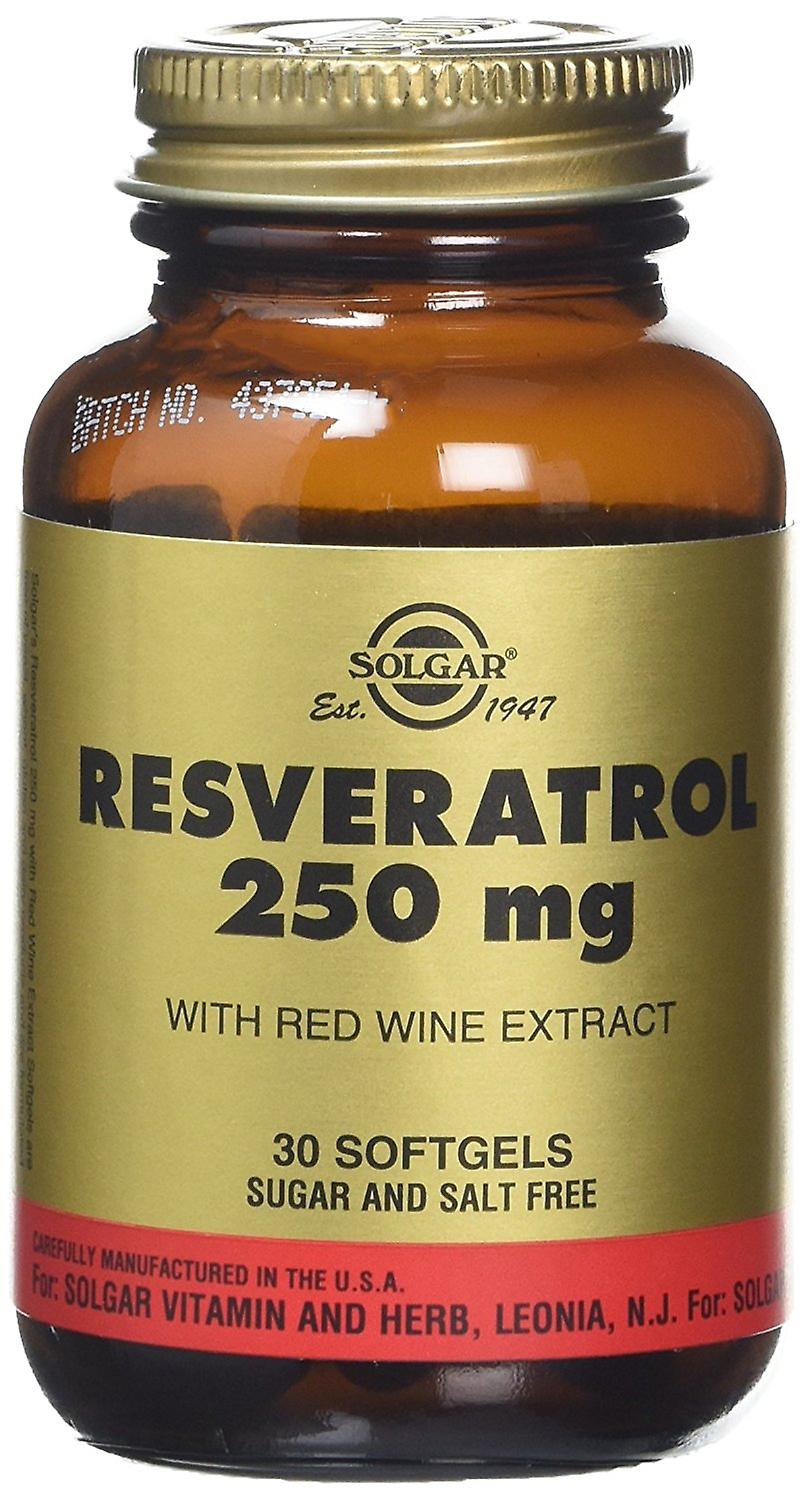 Solgar Resveratrol 250 Mg With Red Wine Extract
