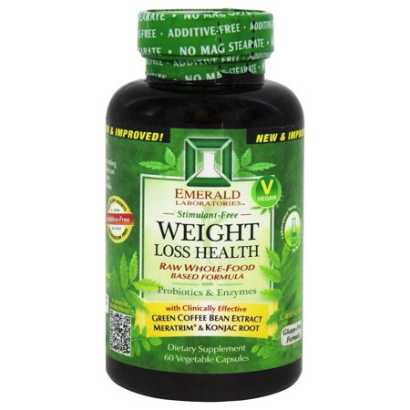 Emerald Labs Weight Loss Health Raw Whole-Food Based Formula - 60 Vegetarian Capsules