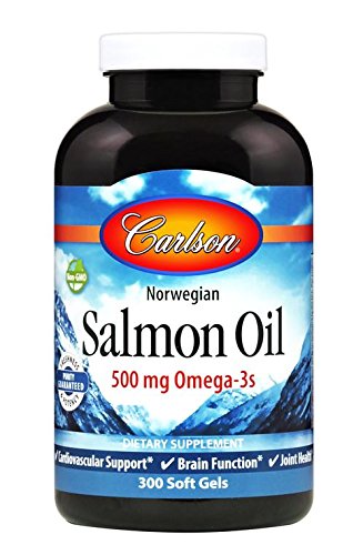 Carlson Labs Norw Salmon Oil, 300 Softgels