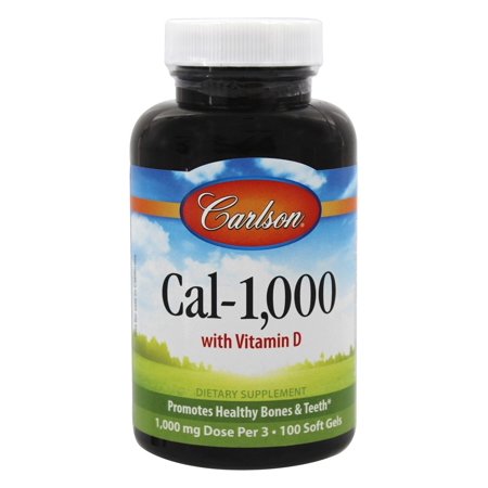 Carlson Labs Liquid Calcium W/ Vitamin D Laboratories 100 Softgel