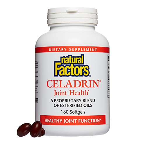 Natural Factors Celadrin Joint Health 350mg, Supports Healthy Joint Function, 180 Soft Gels