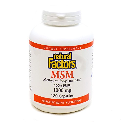 Natural Factors MSM 1, 000 Mg, 180 Capsules