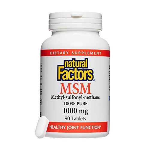 Natural Factors MSM 1, 000 Mg, 90 Tablets