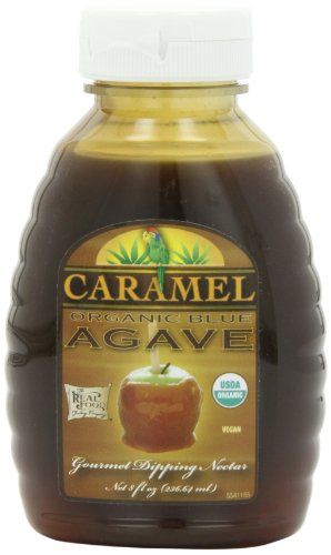 Funfresh Foods Organic Caramel Agave Nectar, Blue, 8 Ounce