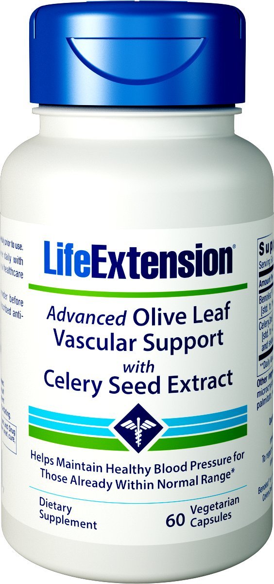 Life Extension Advanced Olive Leaf Vascular Support With Celery Seed Extract