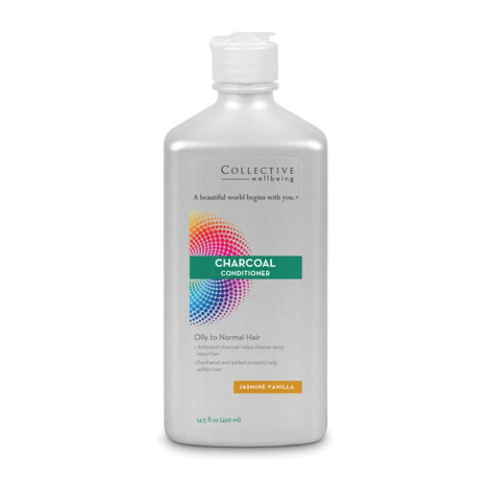 Collective Wellbeing Conditioner, Jasmine Vanilla, Charcoal, 14.5 Fluid Ounce