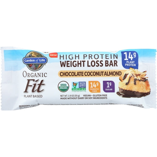 Garden of Life Organic Chocolate Coconut Almond Protein Bar, 1.9 Ounce -- 12 Per Case
