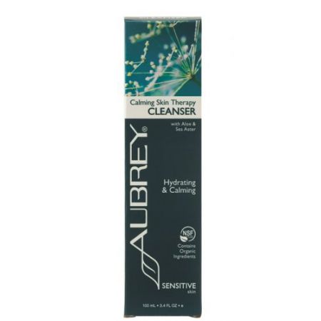 Aubrey Organics Calming Skin Cleanser With Aloe 3.4oz