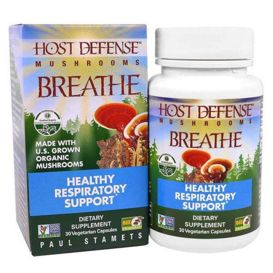 Host Defense Breathe Healthy Respiratory Support Capsules