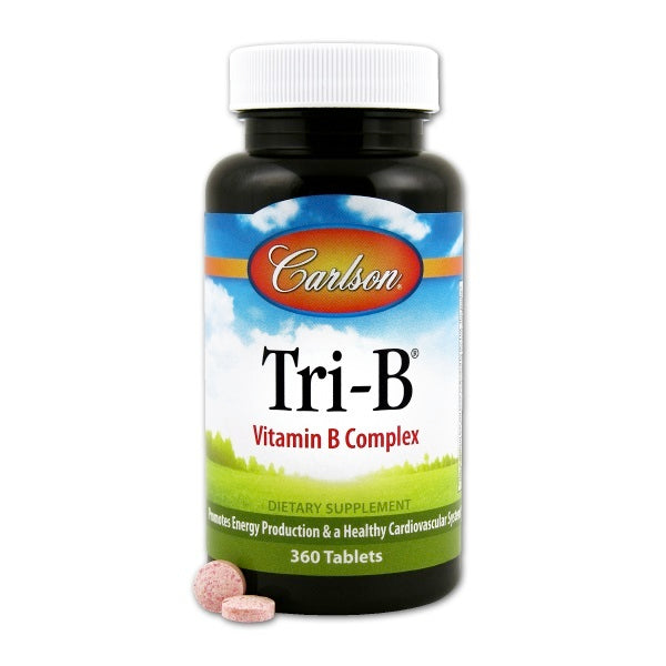 Carlson Labs Tri-B Vitamin B Complex 90 Tablets