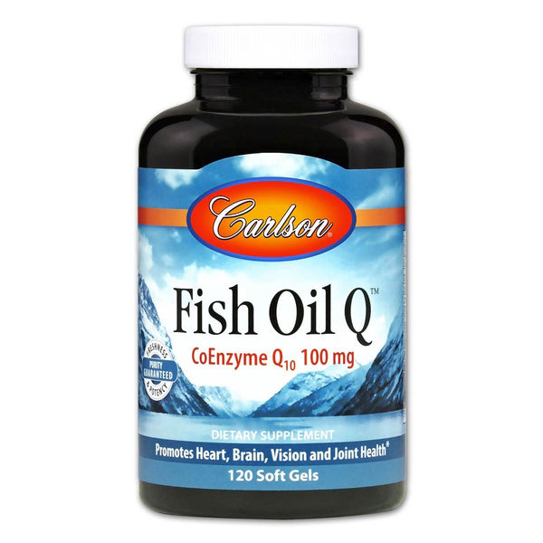 Carlson Labs Fish Oil Q 100 Mg 60, 120 Softgels