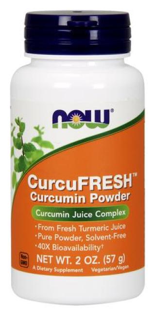 NOW Foods CurcuFRESH Curcumin, 2 Oz. Powder