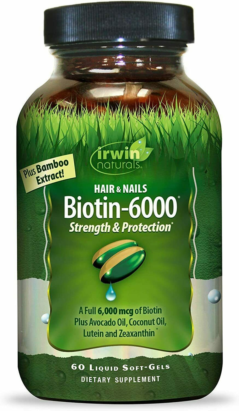 Irwin Naturals Biotin 6000 Diet Supplement 60
