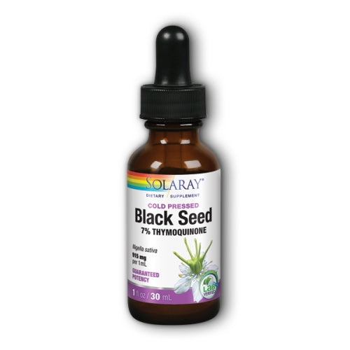 Solaray Black Seed Oil - 7% Thymoquinone 30 Ml