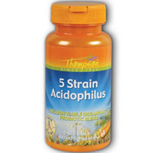 Thompson 5 Strain Acidophilus 60 Caps By Nutritional Products