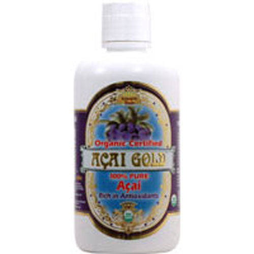 Acai Gold 100% Pure Organic Juice 16 Oz By Dynamic Health Laboratories