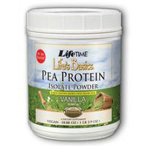 Lifetime Pea Protein Isolate Vanilla 1.2 Lb By Life Time Nutritional Specialties