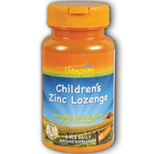 Thompson Zinc Children's Lozenge With Vit C Fruit Flavor 45 Loz By Nutritional Products