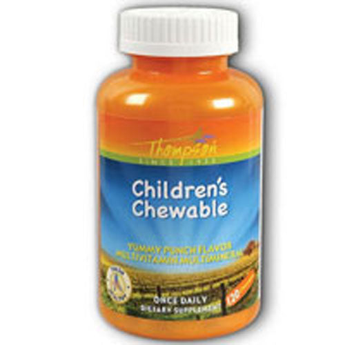 Thompson Multi Vitiamin/Mineral Children's Chewable Punch 120 Tabs