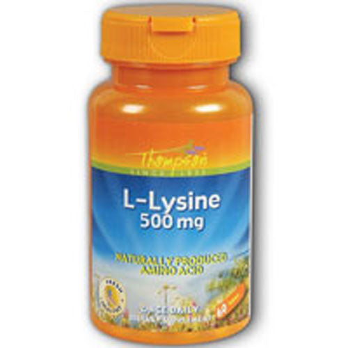 Thompson L-Lysine 500mg 60 Tabs, Nutritional Products