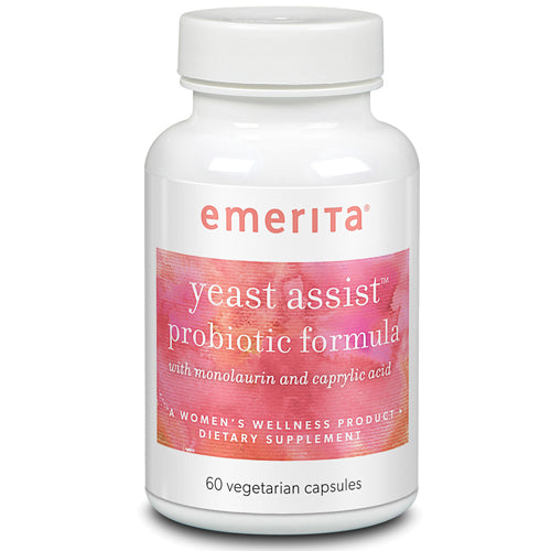 Emerita Yeast Assist Probiotic Formula, 60 Vegetarian Capsules