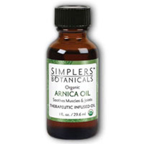 Simplers Botanicals Organic Arnica Inf Oil 1 Oz