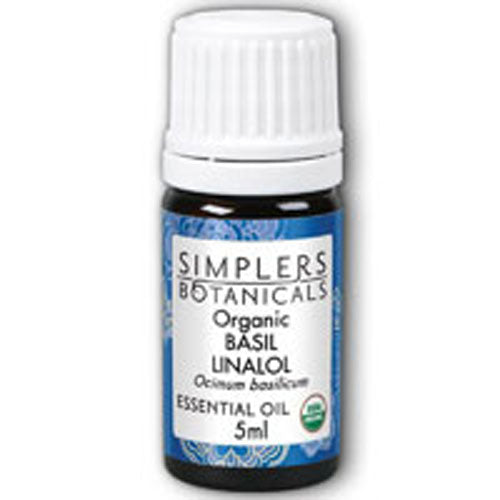 Simplers Botanicals Organic Basil Linalol 5 Ml