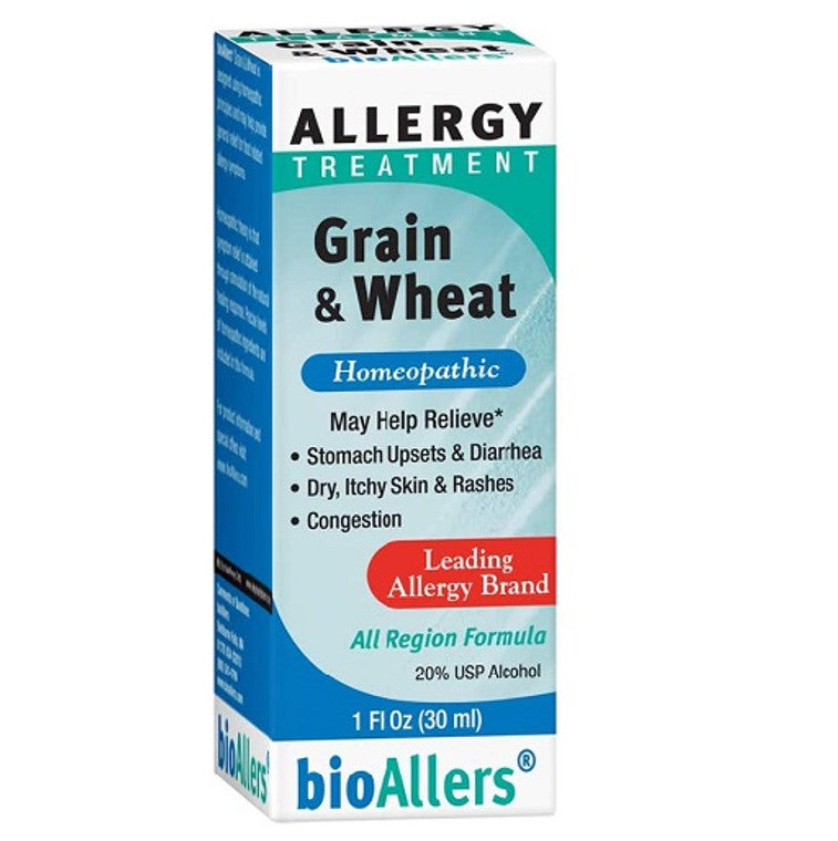 NatraBio bioAllers Allergy Treatment Grain & Wheat Liquid