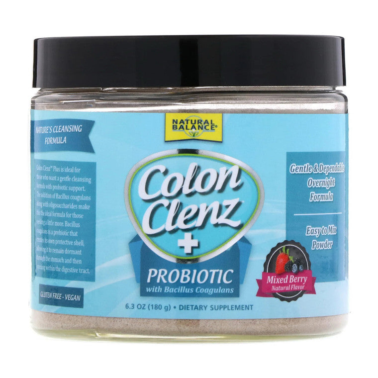 Natural Balance Colon Clenz Plus Probiotic, 6.3 Oz