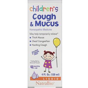 Natra Bio Childrens Cough And Mucus Medicine, 4 Fo